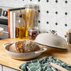 Lodge Enameled Cast-Iron   Bread Oven Cloche , Oyster 10.35"