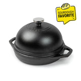 Chef  Collection™   Seasoned   Cast   Iron   Bread   Oven Cloche 9.5"