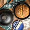Chef  Collection™   Seasoned   Cast   Iron   Bread   Oven Cloche 9.5"