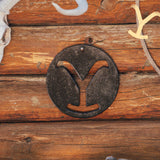 Yellowstone™ 8 Inch Seasoned Cast Iron “Power Y” Trivet BY LODGE