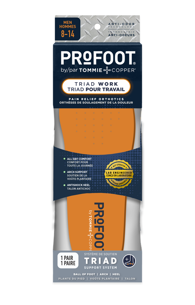 Triad Work Pain Relief Orthotics, Men, 1 Pair