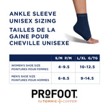 BetterICE™ Foot & Ankle Treatment UNISEX 2 sizes PROFOOT by TOMMIE COPPER - Ankle Wrap Cold Compression for Muscle Pain & Joint Soreness, Soft Flexible Gel, No Messy Leaks, Comfortable Fit