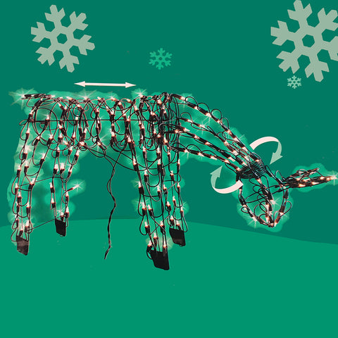 Holiday Feeding Doe<br>44 Inch - 175 Mini Lights