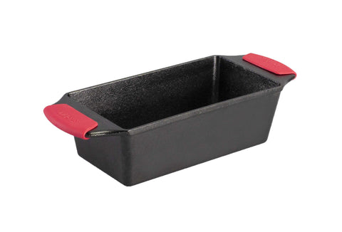 💕VALENTINES DAY SALE$119.99!💕 SET OF 2 LODGE 8.5 Inch x 4.5 Inch Seasoned Cast Iron Loaf Pan with INCLUDED set of 2 Silicone Grips. PRE-ORDER NOW! (AVAILABLE FEB 2021)