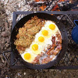 Seasoned Carbon Steel Skillet (with Loop Handles) 15 Inch / 38 cm by Lodge