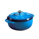 Enamel Dutch Oven 4.5 qt. (Blue) by Lodge