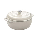 Enamel Dutch Oven 6 qt. (White) by Lodge