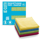 E-CLOTH General Purpose Cloth - Assorted 4 PACK