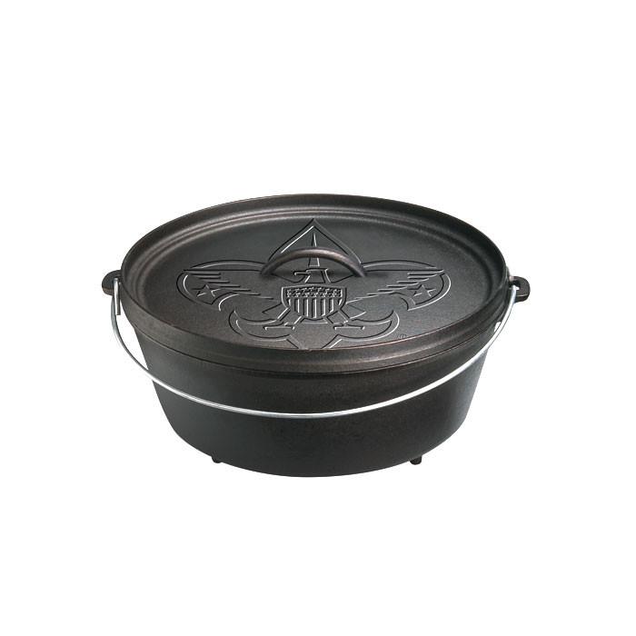 Boy Scout Camp Dutch Oven 12 Inch / 6 qt. (3.75 inch depth) by Lodge