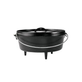 12 Inch / 6 Quart Camp Dutch Oven, 3.75 inch depth by Lodge