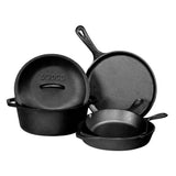 Pro-Logic Cast Iron Cookware Set, 5-Piece by Lodge