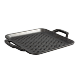 Chef Collection™ 11 Inch Cast Iron Style Square Grill Topper