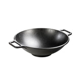 Cast Iron Wok, with Loop Handles 14 Inch by Lodge L14WINT