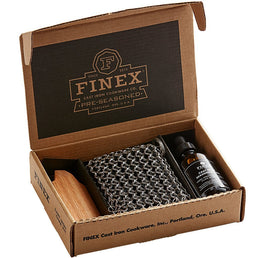 FINEX 3 Piece Cast Iron Care Kit by Lodge SAVE $15.00