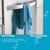 E-CLOTH Glass & Polishing Cloth Assorted Multipack 4 pack